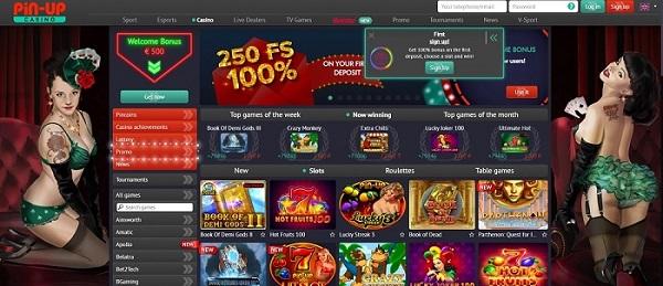 sitio web oficial de Pin-Up Casino